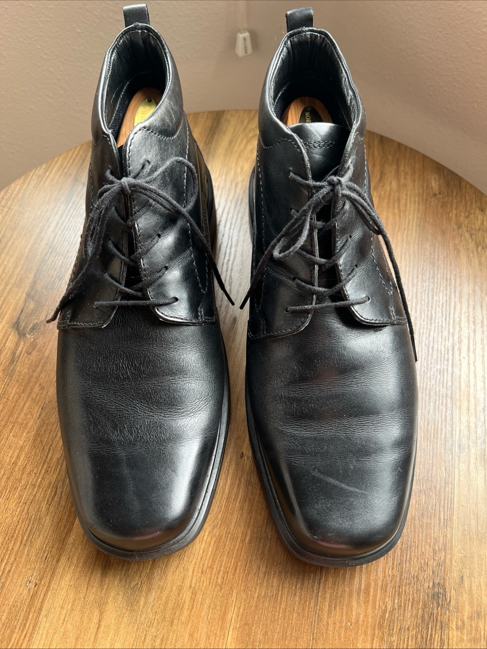 ECCO Gore-Tex Leather Chukka Boots EU 46 US 12–12.5 Waterproof |Cedar Shoe Trees